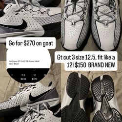 GT CUT 3 Size 12.5 But Fits Like A Size 12!