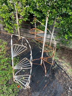 Vintage plant stands
