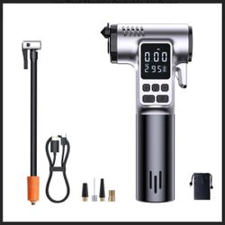 SUITU ST-5529 Car Air Pump With Window Breaker Cutting Tool Electric Portable Air Pump