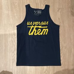 Size Large - Undefeated Us Vs Them Streetwear Tank Top Jersey The Hundreds Huf Stussy