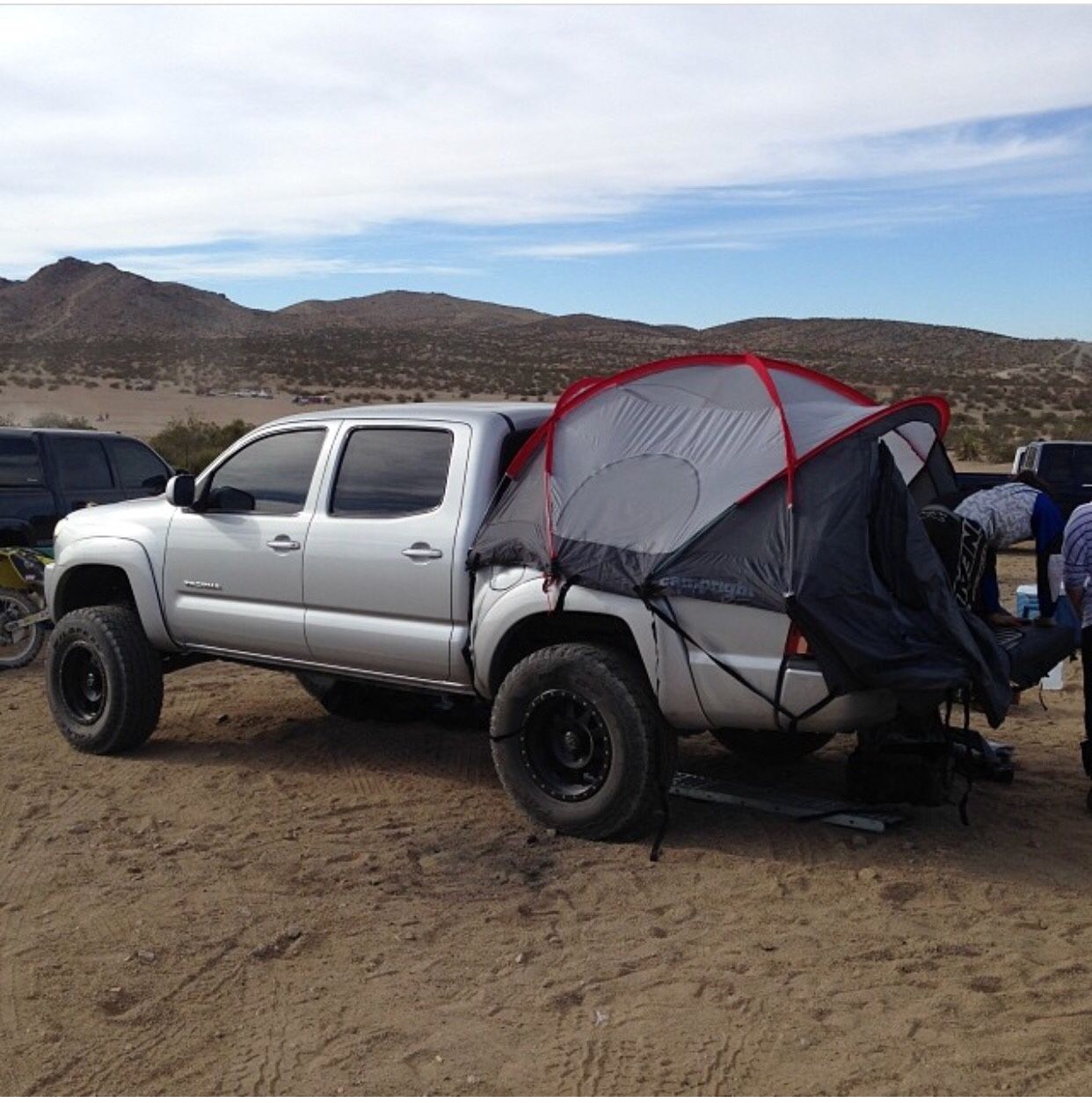 Toyota Tacoma bed tent for camping