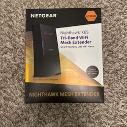 Nighthawk X6S Tri-Band WiFi Mesh Extender