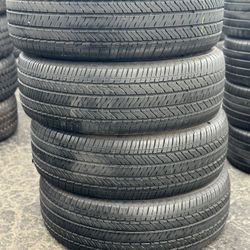 SET OF TIRE 255 65 18 BRIDGESTONE 85% LIFE