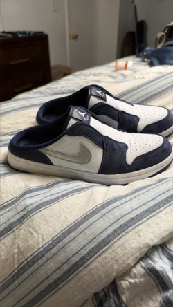 Air Jordan 1 Slip-On Sneakers Navy White