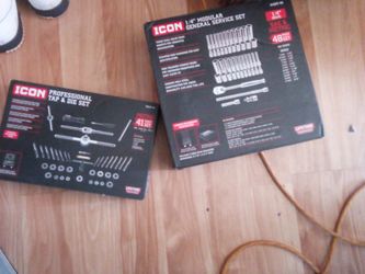 Icon 1/4 modular general service set 48 PCs and tap and die set 41 pcs