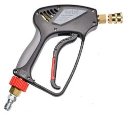 TOOLCY Pressure Washer Short Gun, Commercial 5000 PSI / 10.5 GPM with Nozzle Tips, 3/8" Swivel USA-NPT Thread x Quick Socket, Sturdy Design for Gas Po