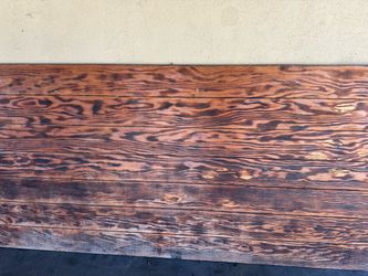 Madera 🪵 de rayas Reclaimed Wood Planks Dark Stained