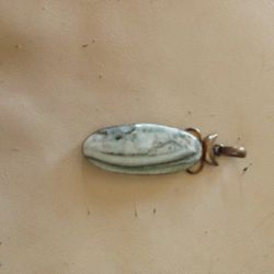 Long Gemstone 925 Sterling Silver Pendant