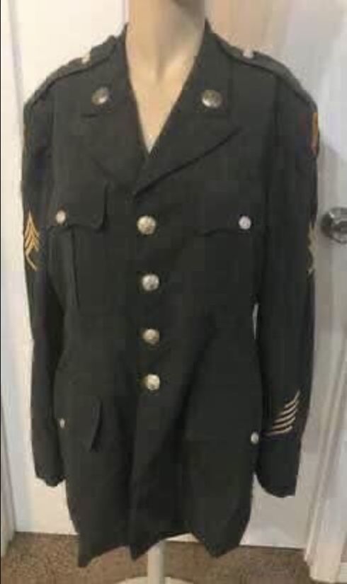 Post Korean War Staff Sergeant Uniform size Reg 40 just $75 xox