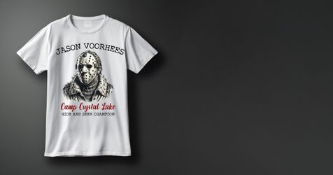 Jason Voorhees T-Shirt – Camp Crystal Lake Horror Tee