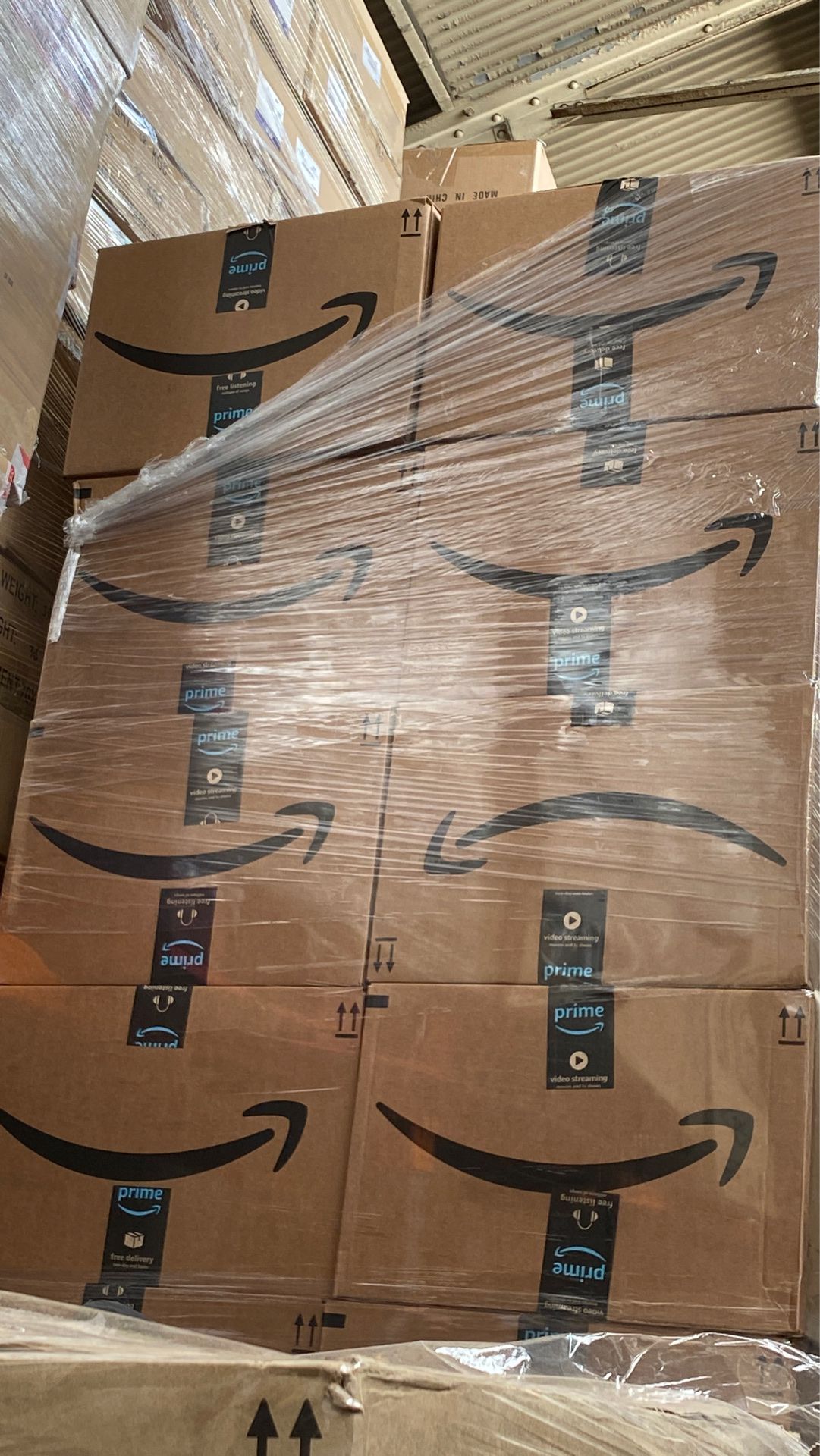 Amazon pallets wholesale.