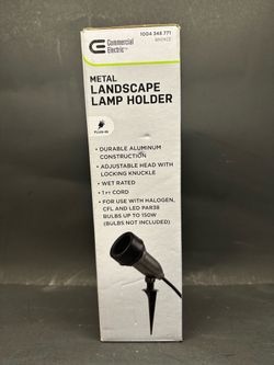 Commercial electric metal lamp holders