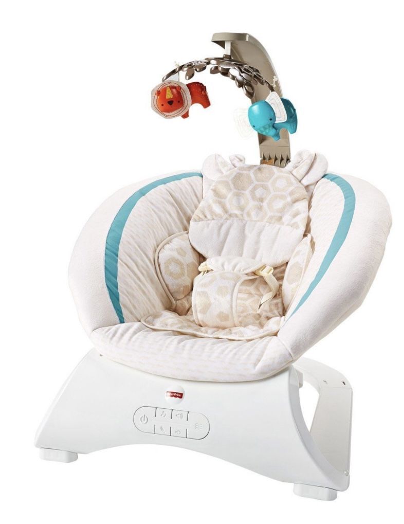 Fisher-Price Deluxe Bouncer Soothing Savanna