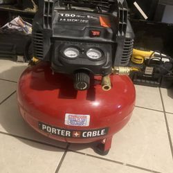 Air Compressor And Dewalt Nailgun