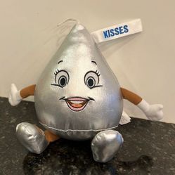 Hershey Park Chocolate silver shiny Plush Stuff toy. 2016 