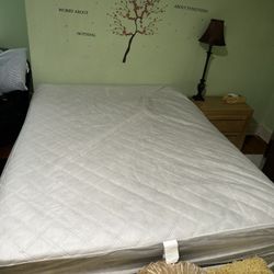 Full Sized Bed (Mattress &Frame) & Night Stand