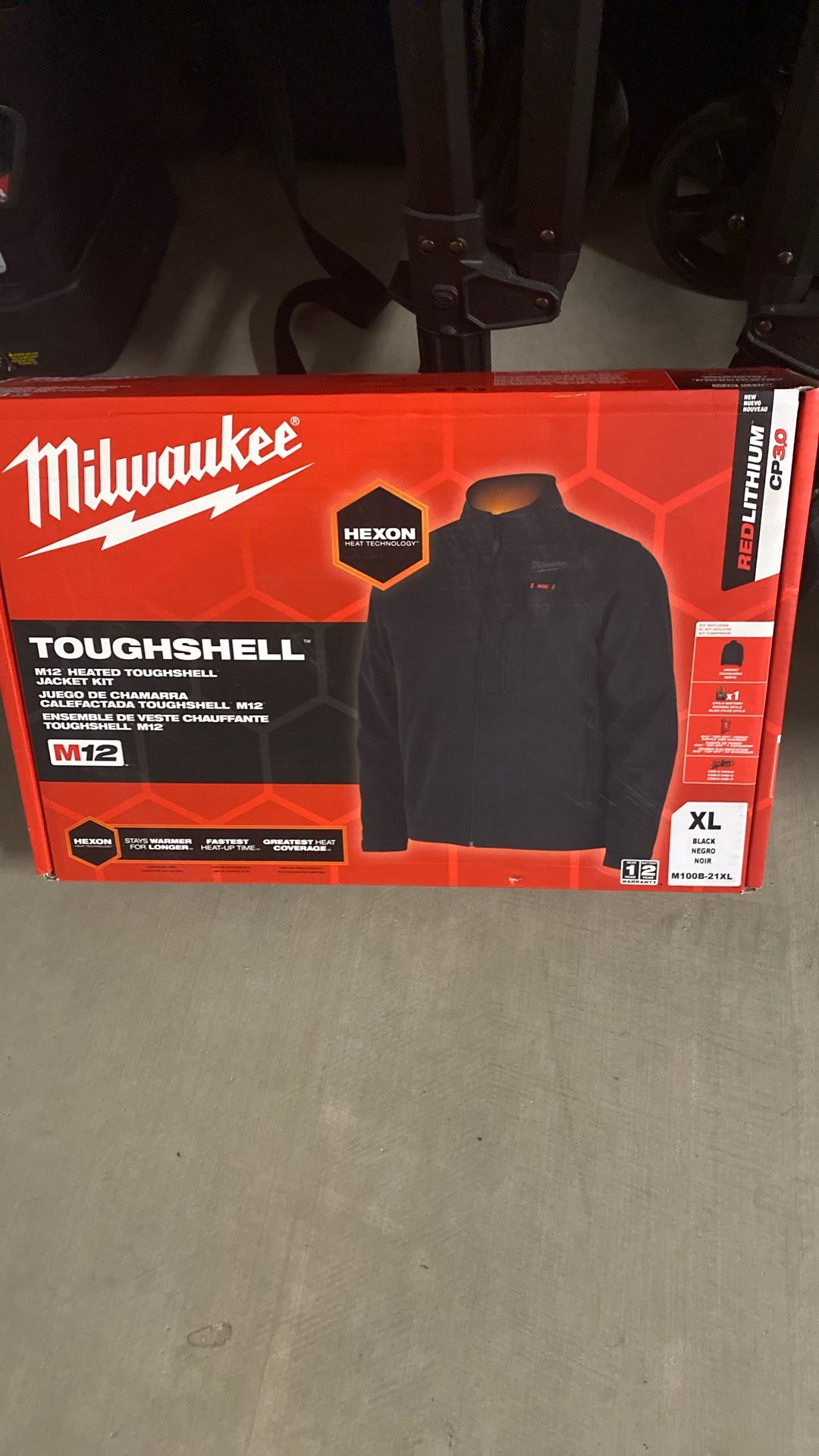 125$ Today Only! MILWAUKEE HEXON TOUGHSHELL HEATED  JACKET KIT