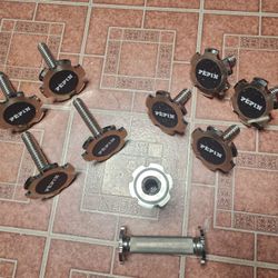 Pepin PRO SERIES Adjustable Dumbbell Handles - Loadable to 120lbs - For sale or trade (set 2)