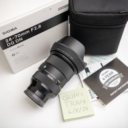 Sigma 24-70mm F2.8 Sony Lens