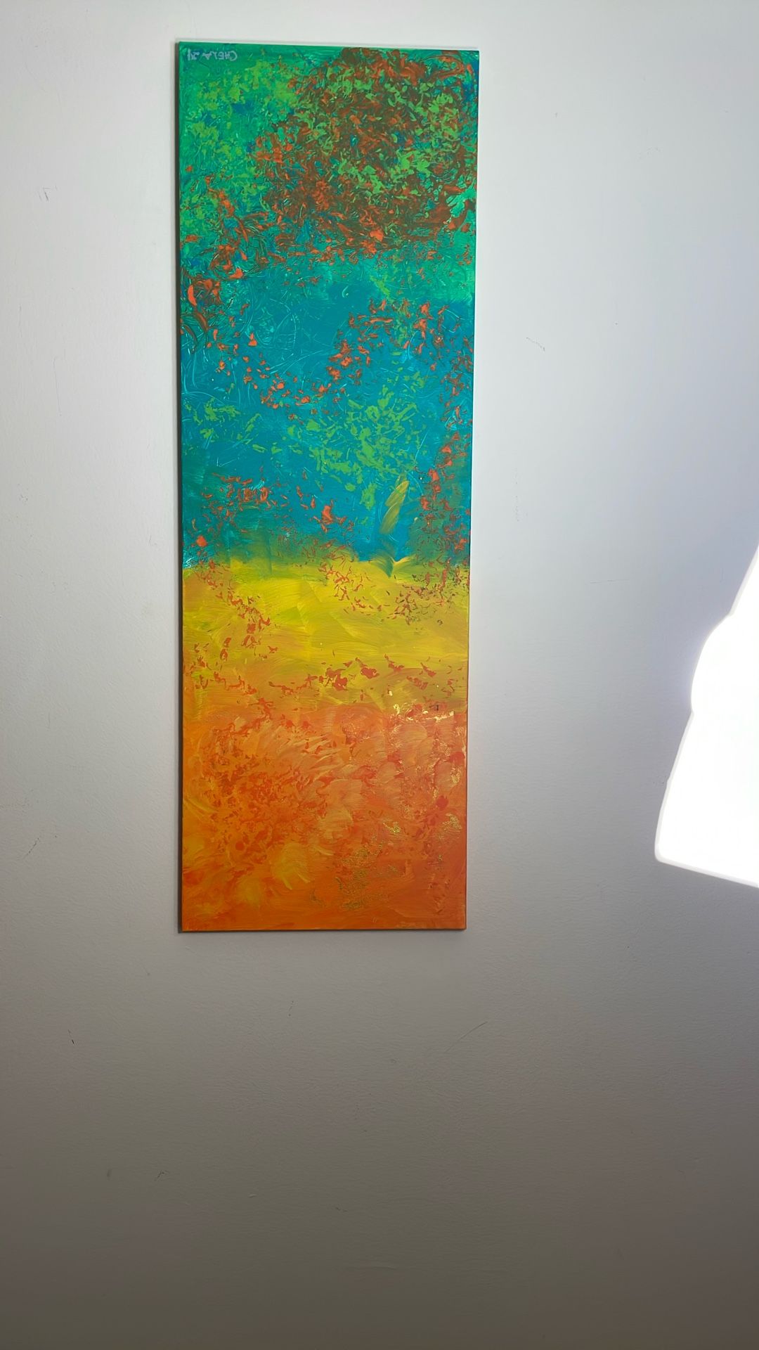 ABSTRACT PAINT / MULTI COLORED