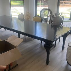 Huge Extra Large Wood Dining Table 