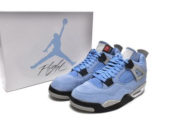 New Jordan Air Jordan 4 "University Blue", Lightweight, Woven, Men's, University Blue Nike