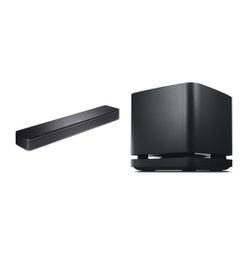 Bose BUNDLE Smart Soundbar 600 with Subwoofer Module 500,BLACK