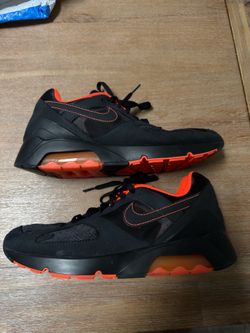 Nike Air 180 'Black Hyper Crimson' Orange Men's Size 11.5 (authentic)