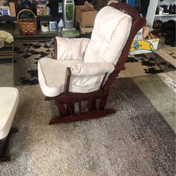 Rocking  Chair with  Ottoman 