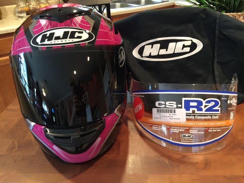 BRAND NEW Hot pink HJC Helmet