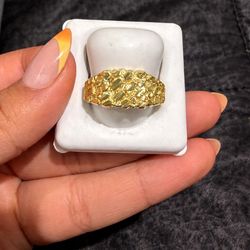 14kt Nugget ring