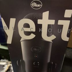 Blue Yeti Blackout Mic