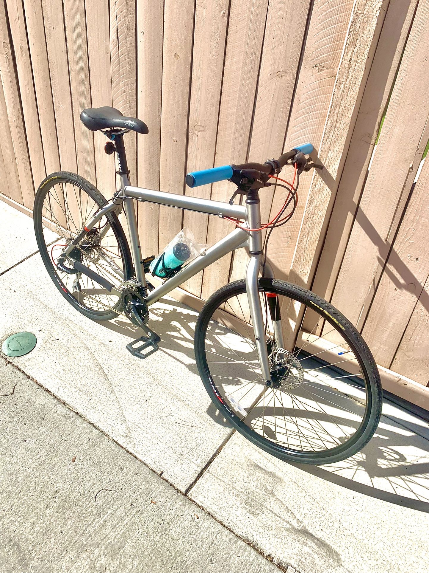 Refurbished Giant Flatbar Road Bike New Parts