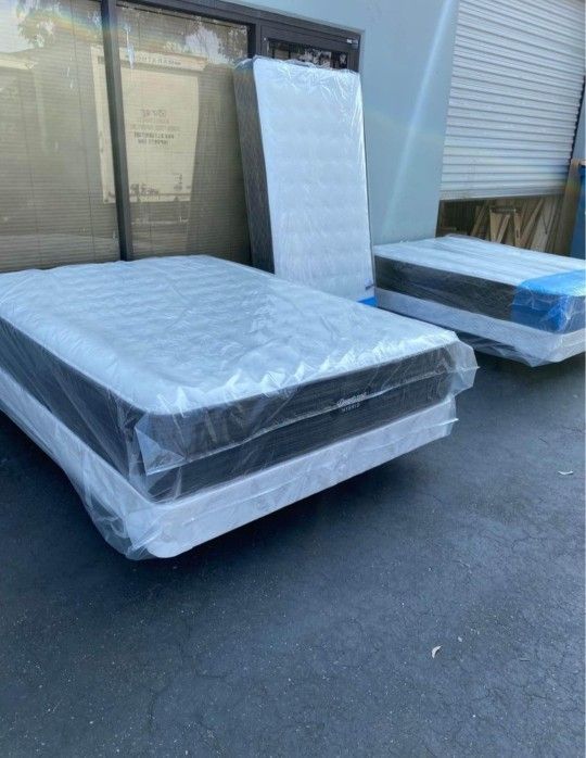 😍😍BRAND NEW MATTRESS WITH BOX SPRING ALL SIZE AVAILABLE+FREE HOME DELIVERY+CASH ON DELIVERY🚚