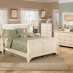 6 Piece Ashley Bedroom Furniture With Mattress And Spring Box
