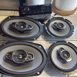 Pioneer 6x9 and 6” speakers with pioneer receiver