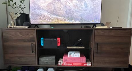 Media Console - Walnut Color