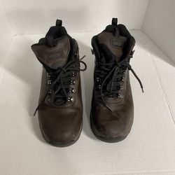 Boots Thinsulate 3m Khombu Brown Waterproof Hiking Men's Leather size 9M pre owned