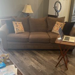 Large Couch, Love Seat And Ottoman 