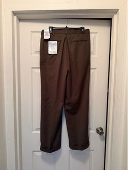 Brown Perry Ellis Portfolio trousers size 32W/30L