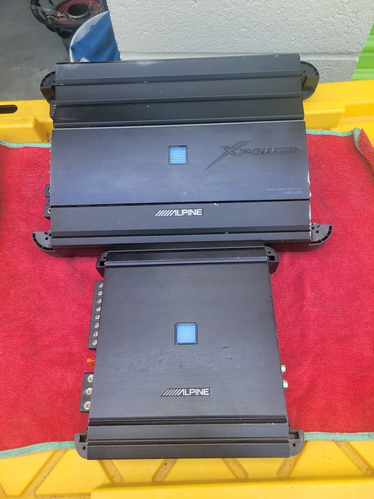  2 AMPLIFIER ALPINE 