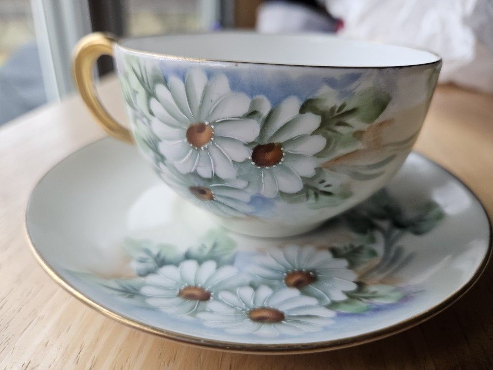 Nippon Tea Cup With Saucer 