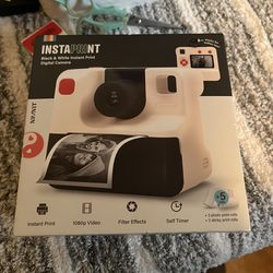 Brand New Unopened Insta Print, Black-And-White Camera And Printer