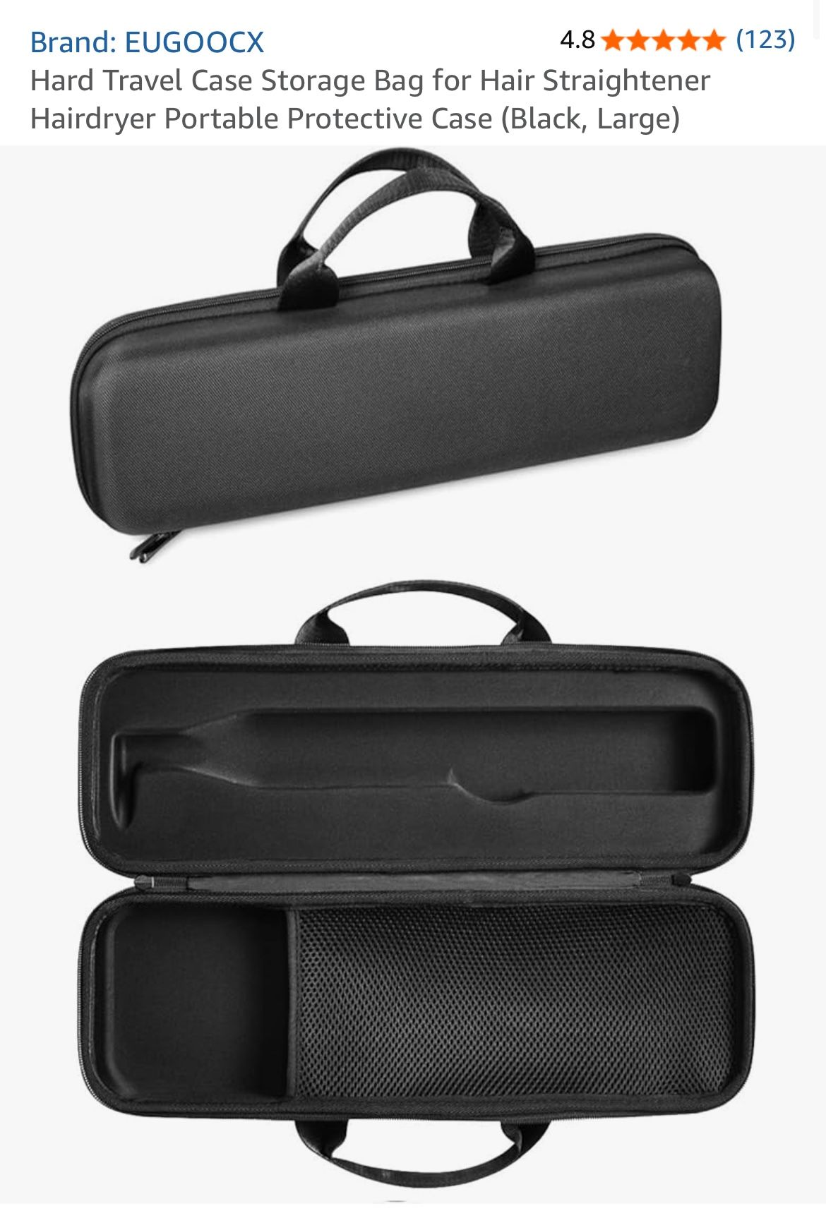 Brand New Hair Straightener Travel Case 