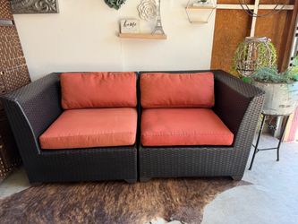 Outdoor  Sectional Chairs with Cushions