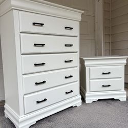 Tallboy Dresser And Nightstand 