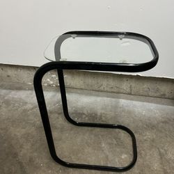 Small Glass Side Table