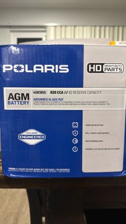 Polaris (contact info removed)  AGM battery