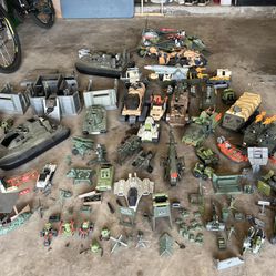 Huge G.I. Joe lot from 1(contact info removed). Many pieces! A Real American Hero - ARAH