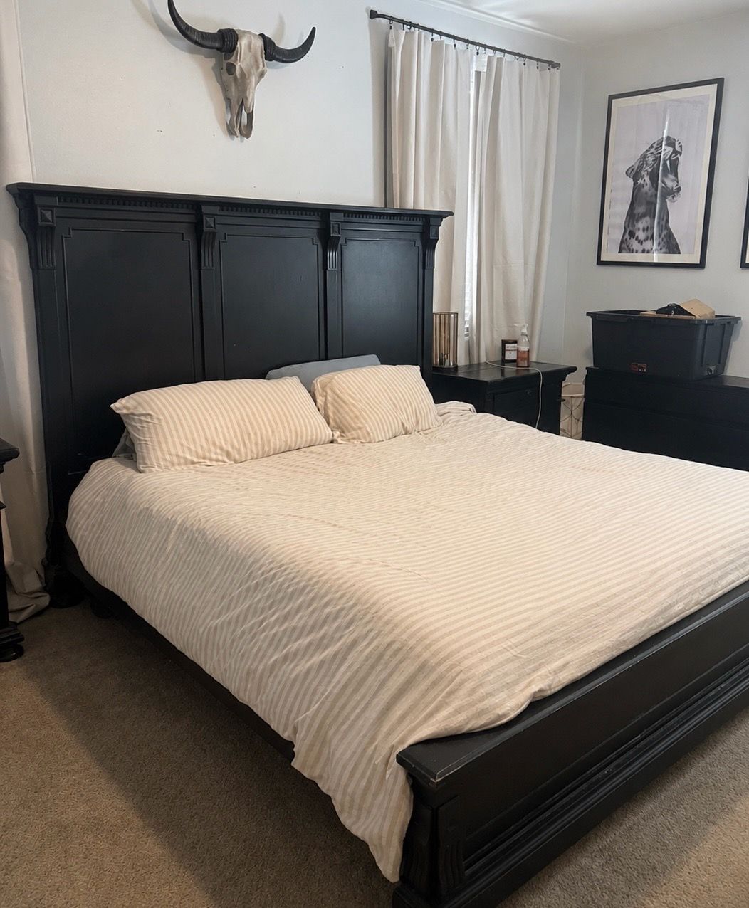 King bed frame